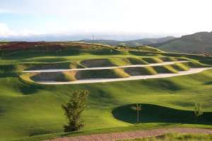 Bunker no Campo de Golfe do Vista Verde Golf Club.