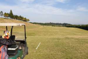 Drivingrange no Campo de Golfe do Imperial Golf Club em Braganca Paulista.