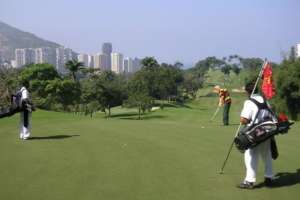 Campo de Golfe do Gavea County Golf Club em Rio de Janeiro.