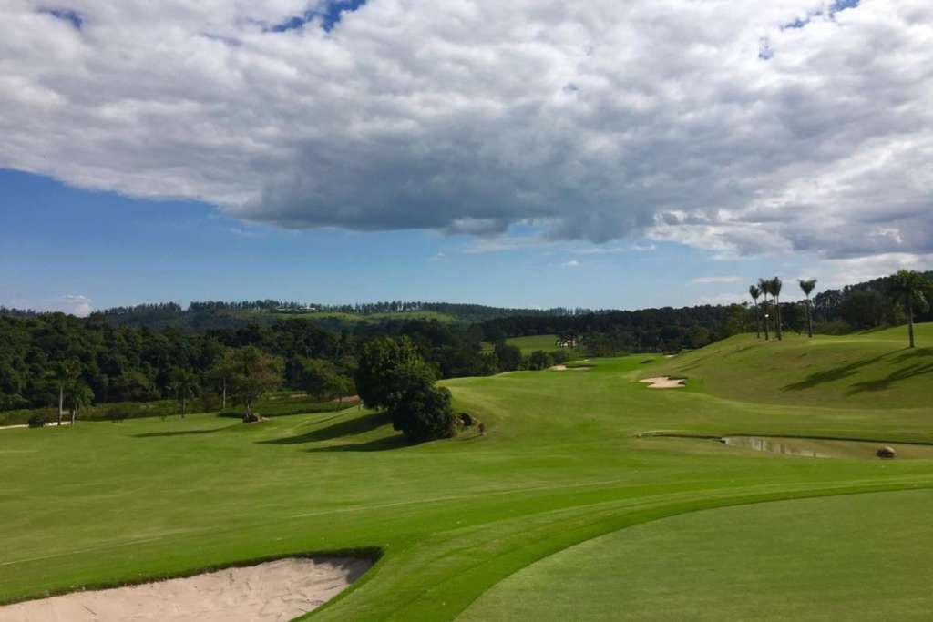 Fairway no Campo de Golfe do Fazenda Guariroba Golf Club.