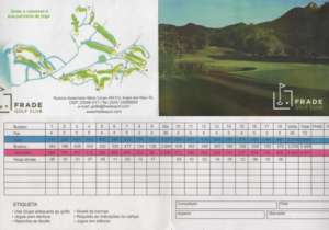 Scorecard do FRADE Golf Club em Angra dos Reis.