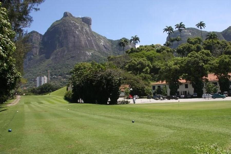 First tee do Campo de Golfe do Gavea Golf Club.