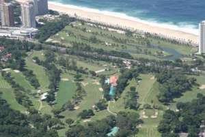 Campo de Golfe doGavea County Golf Club em Rio de Janeiro.