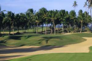 Bunker no Campo de Golfe do Iberostar Praia Forte Golf Club.