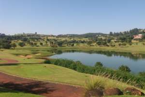 Short Par 3 do Campo do Golfe do Fazenda da Grama Country Golf Club em Itapeva.