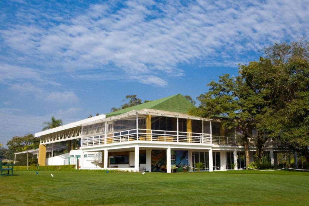 Clubhouse no Campo de Golfe do Terras de Sao Jose Golf Cclub em Itu.