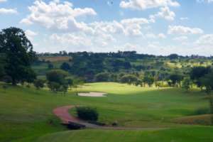 Fairway do Campo do Golfe do Fazenda da Grama Country Golf Club em Itupeva.