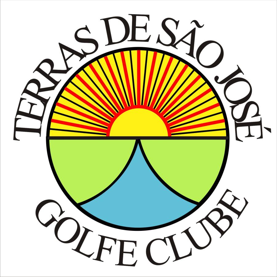 Logotipo doTerras de Sao Jose Golf Club em Itu.