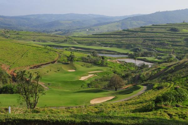 Final hole no Campo de Golfe do Vista Verde Golf Club.