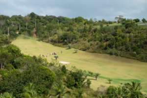 9 Buracos do Campo de Golfe do Tatuamunha Golfclub no estado do Alagoas.